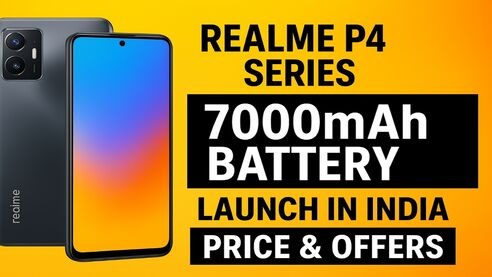 Realme P4 Series 7000mAh Battery